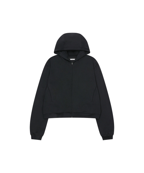 BCG ZIP-UP HOODIE BLACK