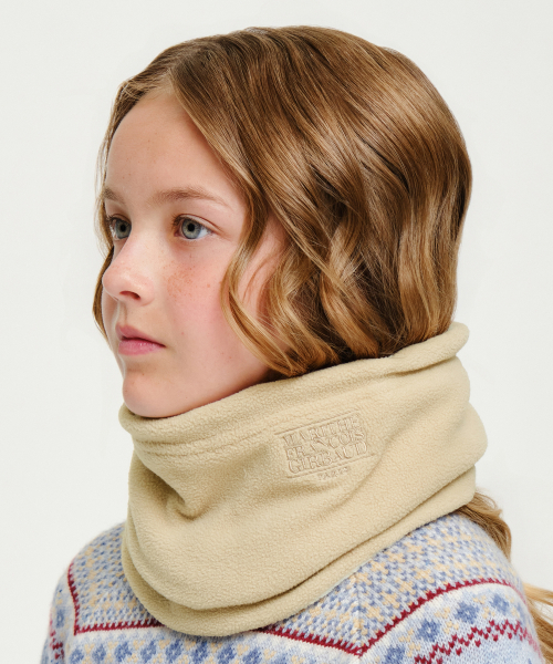 마리떼 키즈 KIDS CLASSIC LOGO NECK WARMER beige