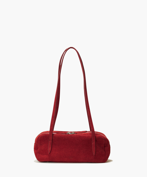 플로르 윌로 플루트 미니 숄더백 Willo Flute Bag Mini Suede Red
