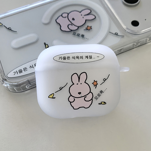 가을은 식욕의 계절 에어팟 버즈 케이스