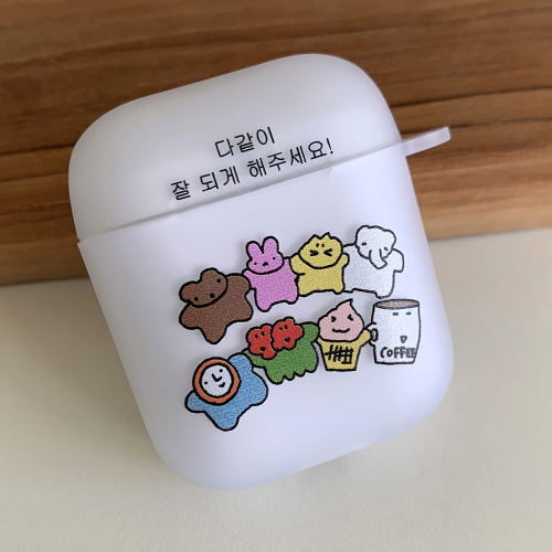 위아더월드 에어팟 버즈 케이스