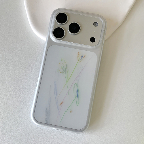 SKETCH Floral Semi-Transparent Phone Case