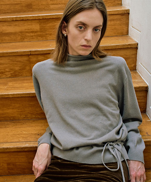 Turtleneck Strap Pullover NEK6AP810