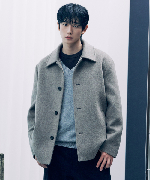 DoGood_Cashmere Oversized Half Coat M1CA7102