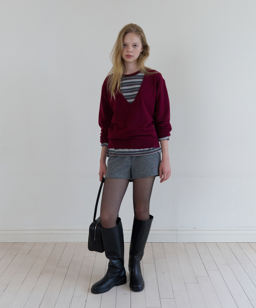 톤드 Woolly shorts (grey)