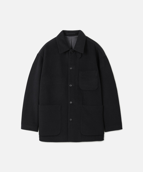 CASHMERE BLENDED 프렌치 워크 자켓 BLACK