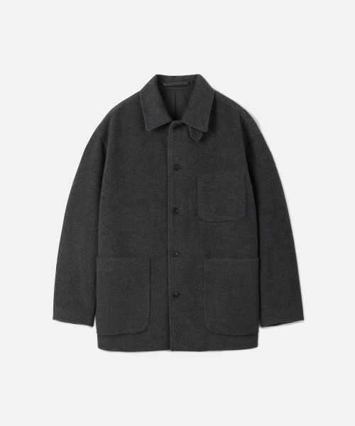 CASHMERE BLENDED 프렌치 워크 자켓 GRAY