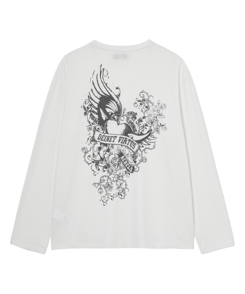 Y2K COLLAGE T-SHIRT IN WHITE