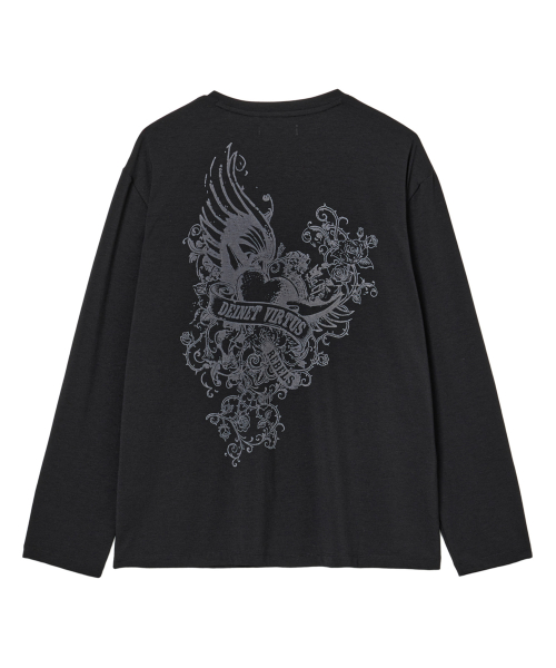 Y2K COLLAGE T-SHIRT IN BLACK