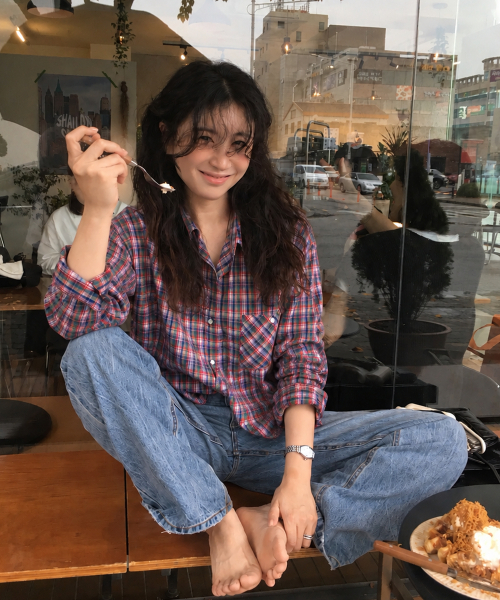 Days Multi Check Shirt_Berry Mix