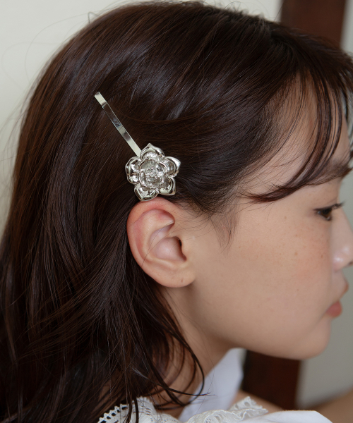 bloom rose hair pin