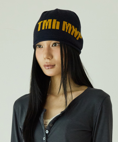 미스테리어스호텔 TMH X MNP KNIT BEANIE [NAVY]