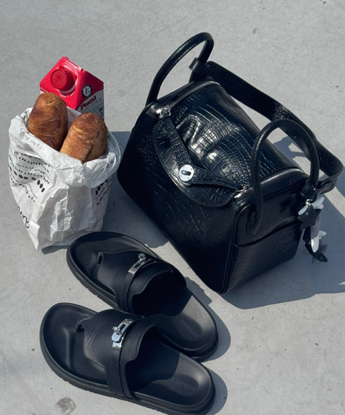 레니백 RENNY BAG - BLACK (소가죽)