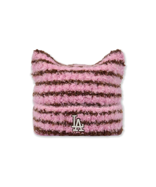 Stripe Meowing Beanie
