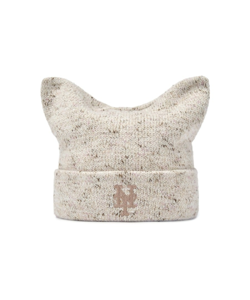 Loose Fit Melange Meowing Beanie