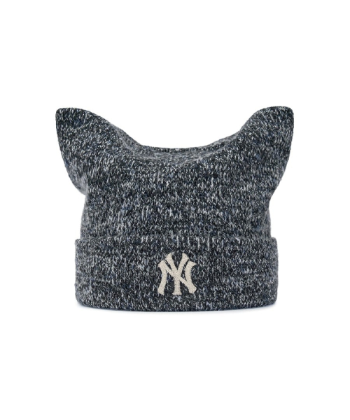Loose Fit Melange Meowing Beanie