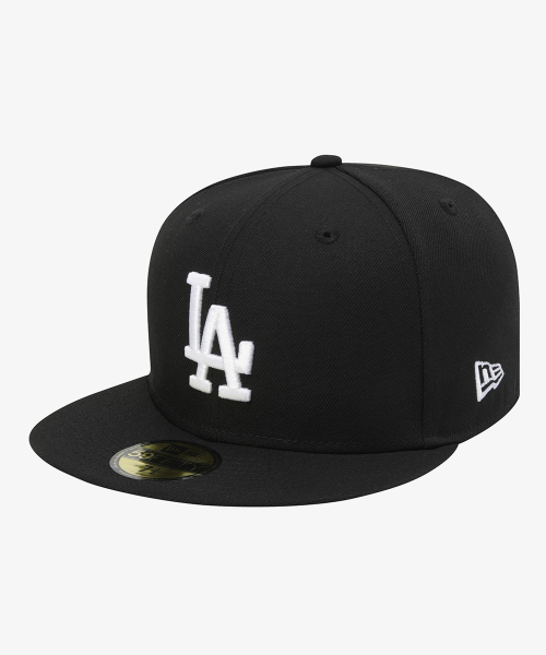 MLB LA 다저스 베이직 팀 피티드캡 블랙 15411799