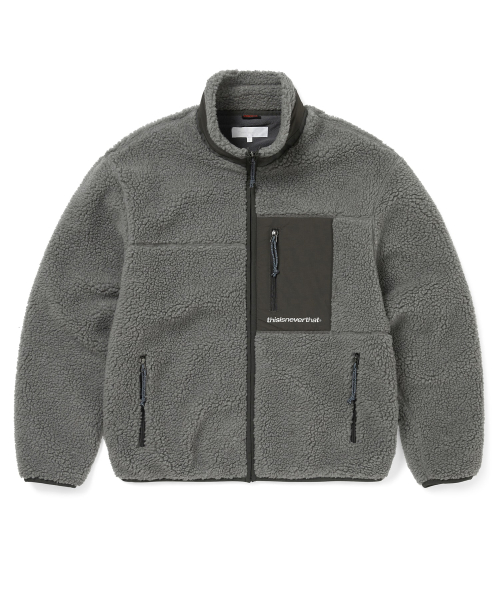 SP Sherpa Fleece Jacket Charcoal