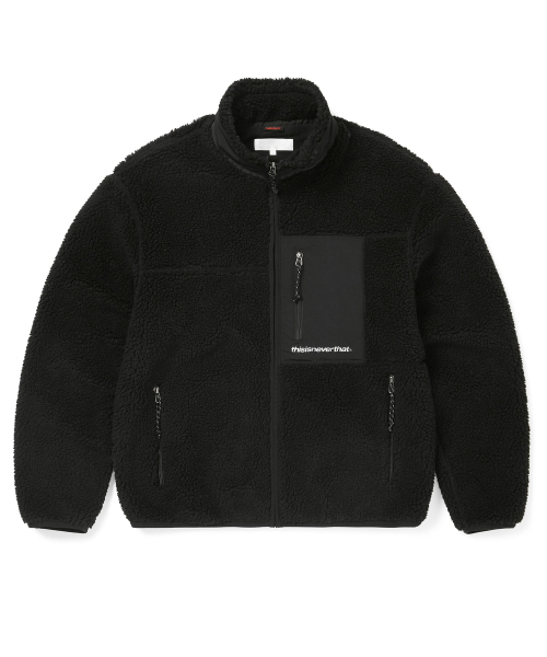 SP Sherpa Fleece Jacket Black — Main product photo