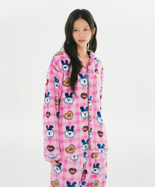 TAMAGOTCHI Sleep Pajamas (Pink)_SPPPG4VU08