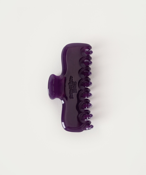Purple Glossy Hair Clip