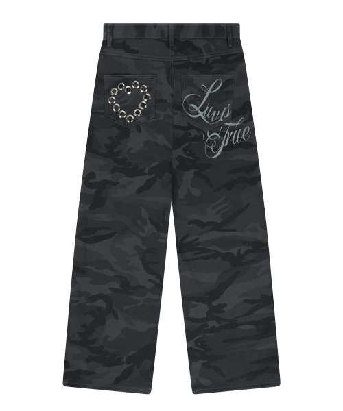 RL EYELET BASIC PANTS(CAMO)