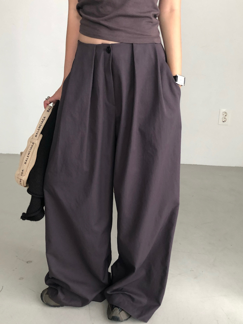 Muted Volume Wide Pants(2C)