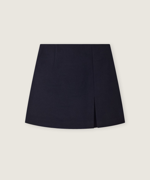 Slit Detail Wool Mini Skirts (Homewear Set) RMWHG4VN11