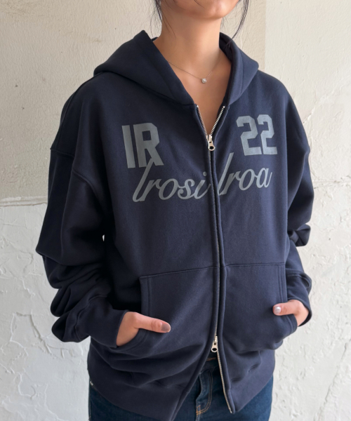 IR 22 Hoodie Zip-up (Navy)