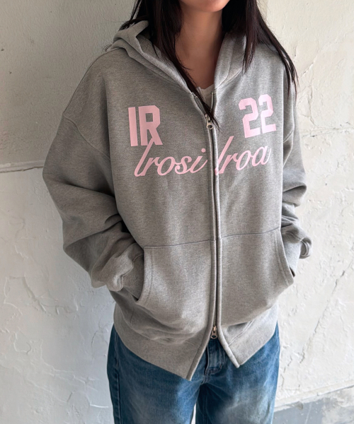 IR 22 Hoodie Zip-up (Gray)