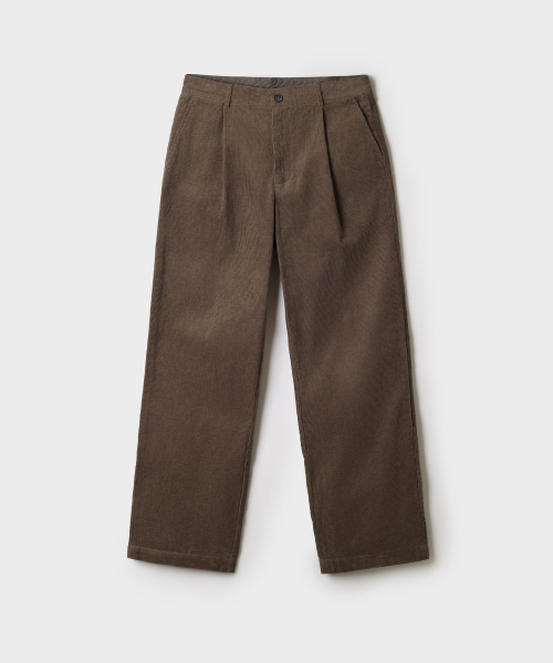 Corduroy Pleated Wide Fit Pants (Set)_SPTCG4TM09