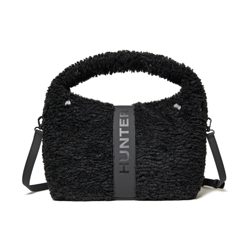 헌터 [UNISEX] 부클 미디움 토트백 - 블랙 UBX5522PRCBLK