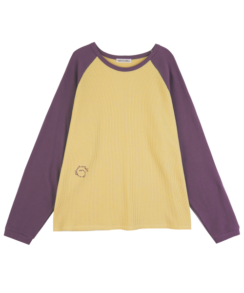 Oversized Raglan Waffle Long Sleeve (5 Colors)