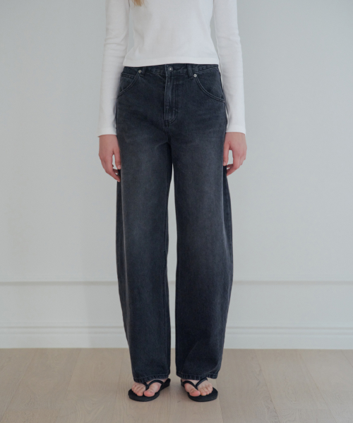 Uni Loose Fit Denim - Black