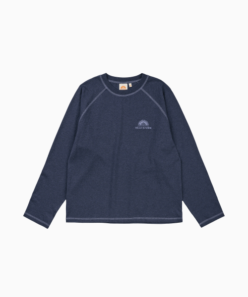 OG Logo Raglan L/S Tee_Navy — Main product photo