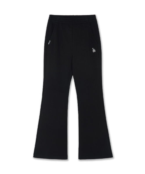 Womens Varsity Ribbed Flare Pants