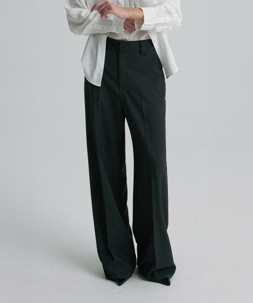 STRAIGHT-LEG TROUSERS