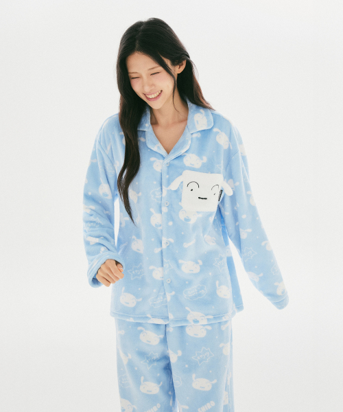 [Jjanggu] Sleep Pajamas (Light Blue)_SPPPG4VU04