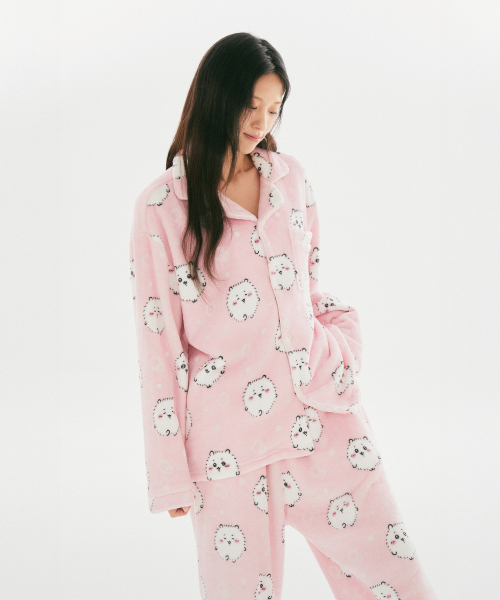 스파오 [먼작귀] 수면 파자마(Pink)_SPPPG4VU06