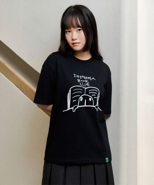 KYOBO BOOK CENTRE Short Sleeve T-Shirt (Black)_SPRLG4TU01