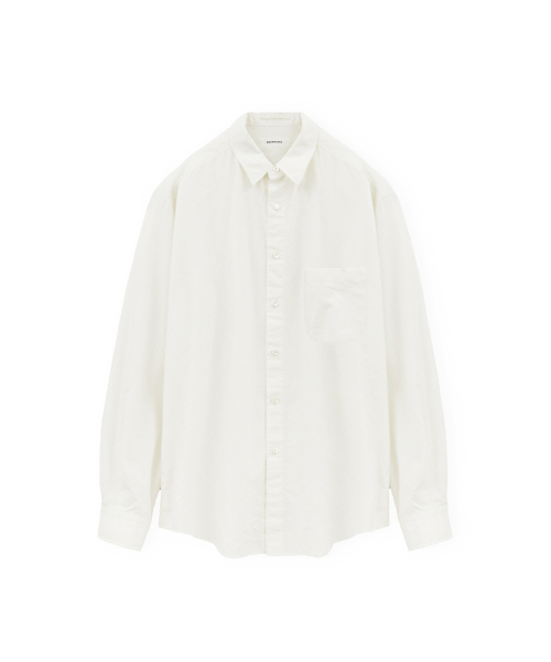 Washed Shirt, Ecru
