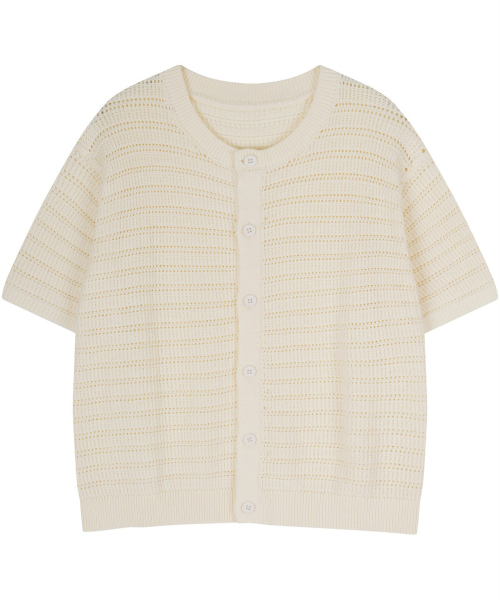 Round Crochet Cropped Cardigans [5Color]