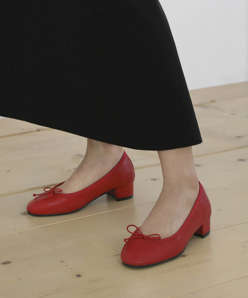Rojarin Ribbon Flat Shoes (3cm)