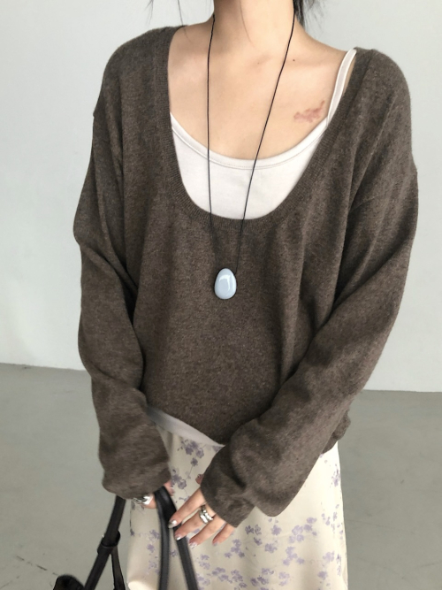Deep U Loose Knit (3C)