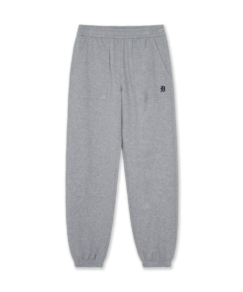 Basic Small Logo Brushed Jogger Pants