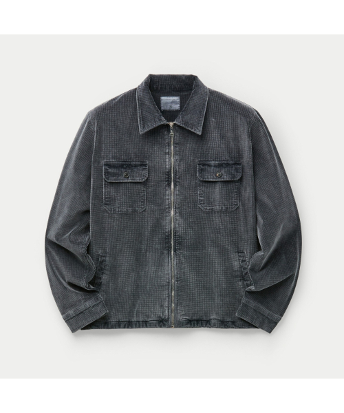 CROSSLEY WAFFLE CORDUROY FULL ZIP JACKET SOUAW26001CHD