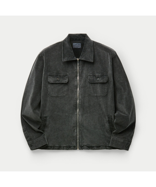 CROSSLEY WAFFLE CORDUROY FULL ZIP JACKET SOUAW26001CHX