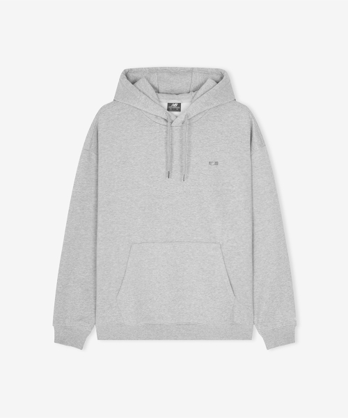 뉴발란스 NBN0G41053 / UNI NEW GREY 레터링 기모 후드티 (M/GRAY)