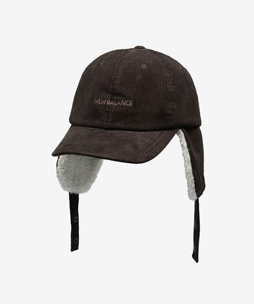 NBGDGF1303 / 코듀로이 부클 귀달이캡 (BROWN)