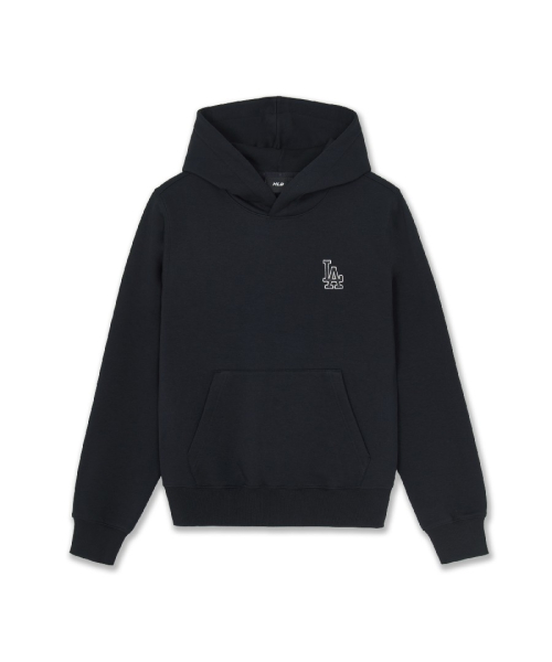 Basic Back Graphic Brushed Hoodie